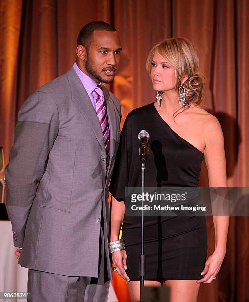 Actor Henry Simmons and television personality Nancy O'Dell attend the 14th Annual PRISM Awards at the Beverly Hills Hotel on April 22, 2010 in...
