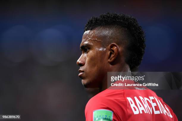 Edgar Barcenas of Panama looks on during the 2018 FIFA World Cup Russia group G match between Panama and Tunisia at Mordovia Arena on June 28, 2018...