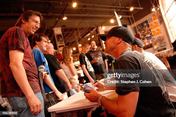 Vincent Hornsby attends the Sevendust signing in-store at Ear-X-Tacy on April 22, 2010 in Louisville, Kentucky.