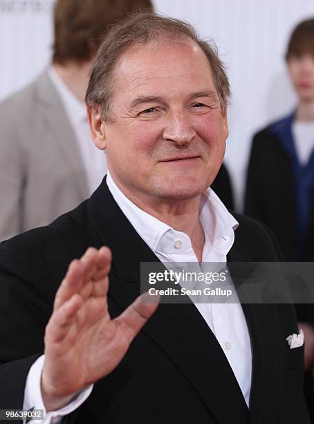 Burghart Klaussner attends the German film award at Friedrichstadtpalast on April 23, 2010 in Berlin, Germany.