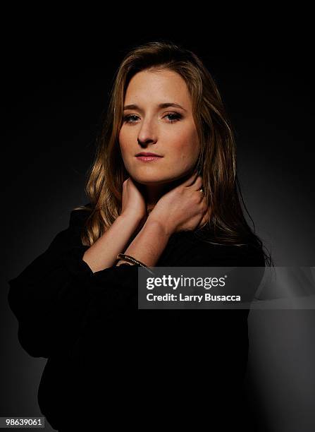 Actress Grace Gummer attends the Tribeca Film Festival 2010 portrait studio at the FilmMaker Industry Press Center on April 23, 2010 in New York, New...