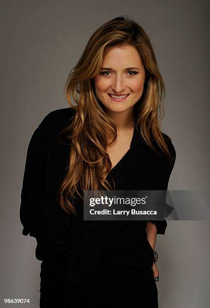 Actress Grace Gummer attends the Tribeca Film Festival 2010 portrait studio at the FilmMaker Industry Press Center on April 23, 2010 in New York, New...