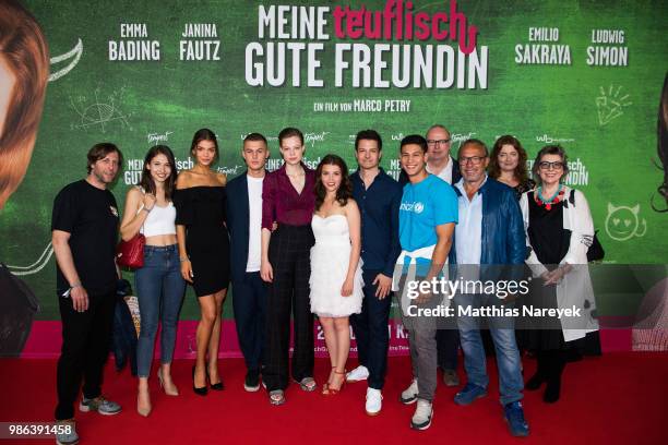 Oliver Korittke, Amina Merai, Matilda Maerz, Ludwig Simon, Emma Bading, Janina Fautz, director Marco Petry, Emilio Sakraya, Christian Berg of...