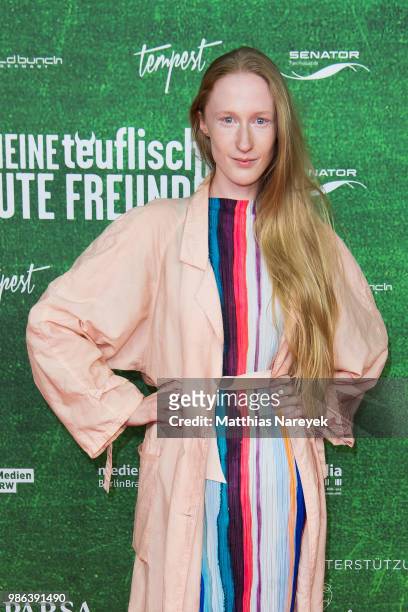 Britta Thier attend the 'Meine teuflisch gute Freundin' Premiere at Cinemaxx on June 28, 2018 in Berlin, Germany.