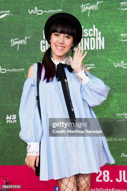 Melissa Lee attends the 'Meine teuflisch gute Freundin' Premiere at Cinemaxx on June 28, 2018 in Berlin, Germany.