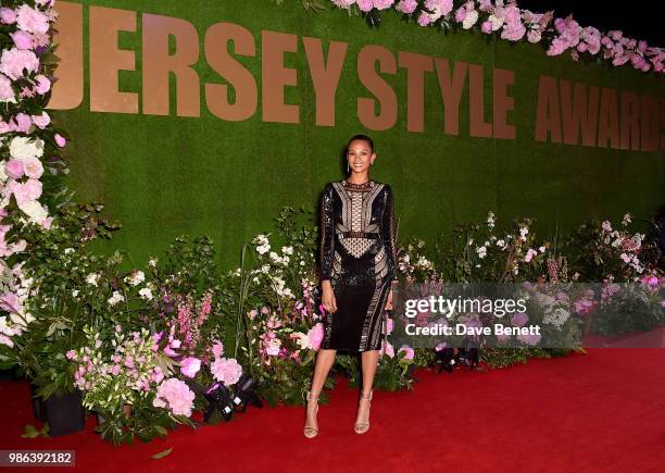 Alesha Dixon attends the 2nd annual Jersey Style Awards in association with Bentley Motors, Chopard and Ortac Aviation to celebrate the best of art,...