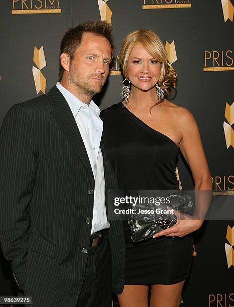 Keith Zubulevich and Nancy O'Dell arrive to the 14th Annual Prism Awards at the Beverly Hills Hotel on April 22, 2010 in Beverly Hills, California.