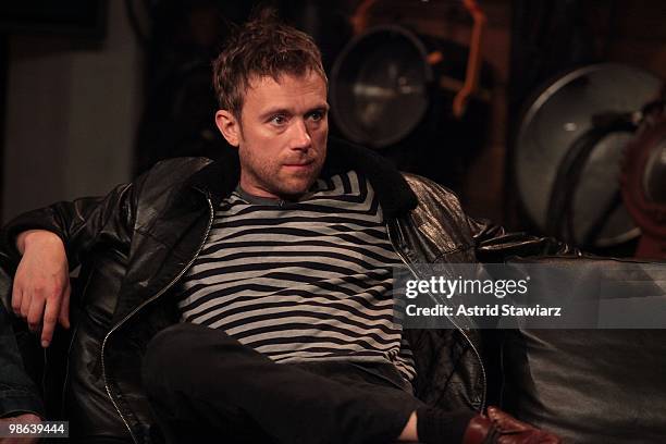 Damon Albarn of Gorillaz visits fuse Studios on April 22, 2010 in New York City.