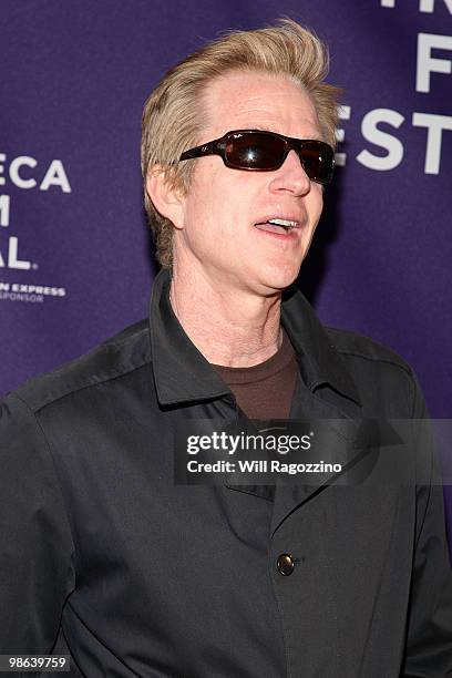 Actor Matthew Modine attends the premiere of "Arias With A Twist" during The 2010 Tribeca Film Festival at the Village East Cinema on April 23, 2010...