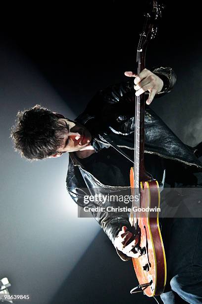 Robert Levon Been of Black Rebel Motorcycle Club performs at The Forum on April 23, 2010 in London, England.