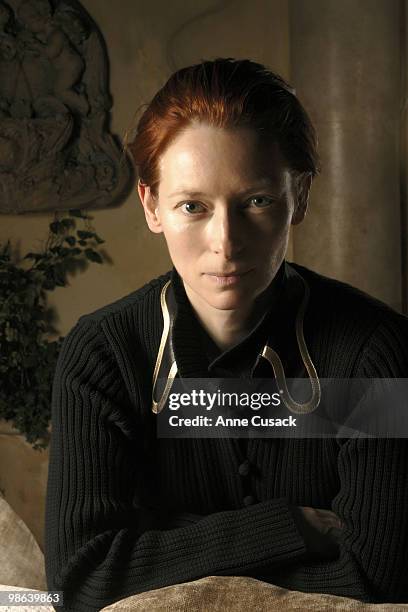 Actress Tilda Swinton is photographed in Beverly Hills, CA on December 31, 2007 for the Los Angeles Times. CREDIT MUST READ: Anne Cusack/ Los Angeles...