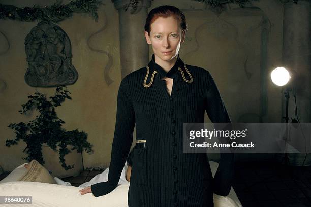 Actress Tilda Swinton is photographed in Beverly Hills, CA on December 31, 2007 for the Los Angeles Times. CREDIT MUST READ: Anne Cusack/ Los Angeles...