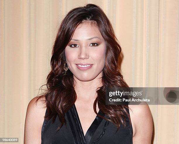 Actress Michaela Conlin arrives at the 2010 PRISM Awards at Beverly Hills Hotel on April 22, 2010 in Beverly Hills, California.