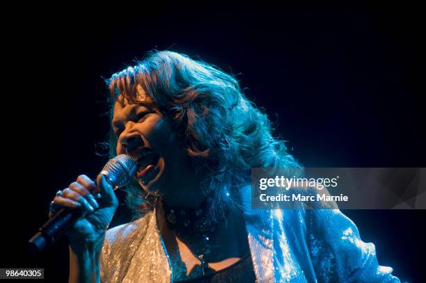 Candi Staton performs at HMV Picture House on April 23, 2010 in Edinburgh, Scotland.