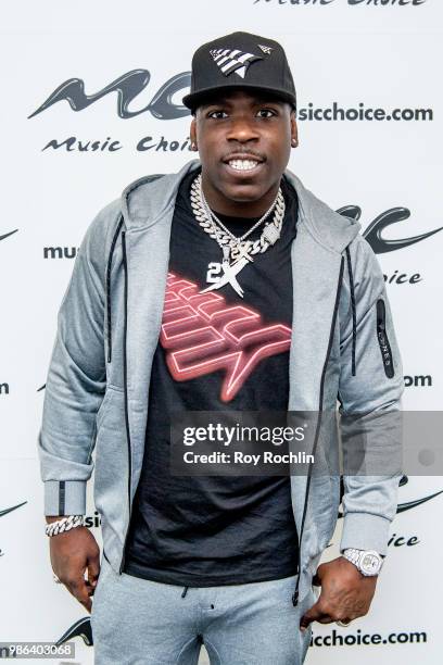 Casanova visits Music Choice on June 28, 2018 in New York City.