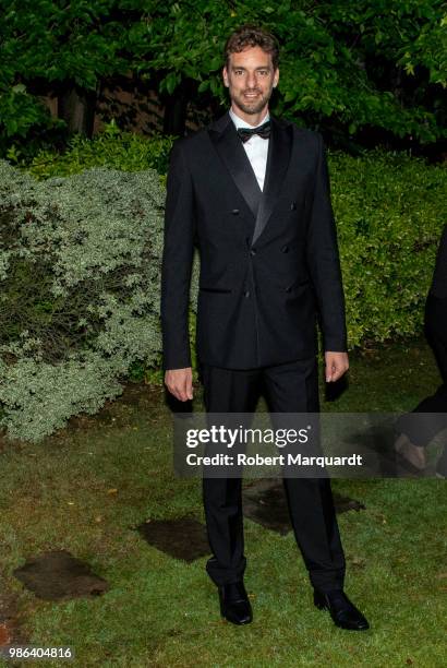 Pau Gasol seen attending the Premios Fundacion Princesa de Girona on June 28, 2018 in Girona, Spain.