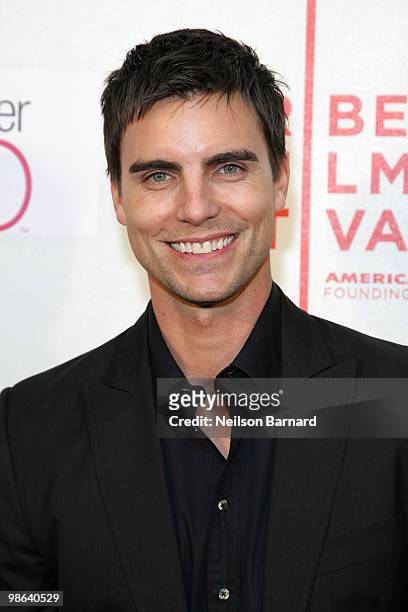 Actor Colin Egglesfield attends the premiere of "Nice Guy Johnny" during The 2010 Tribeca Film Festival at the Tribeca Performing Arts Center on...