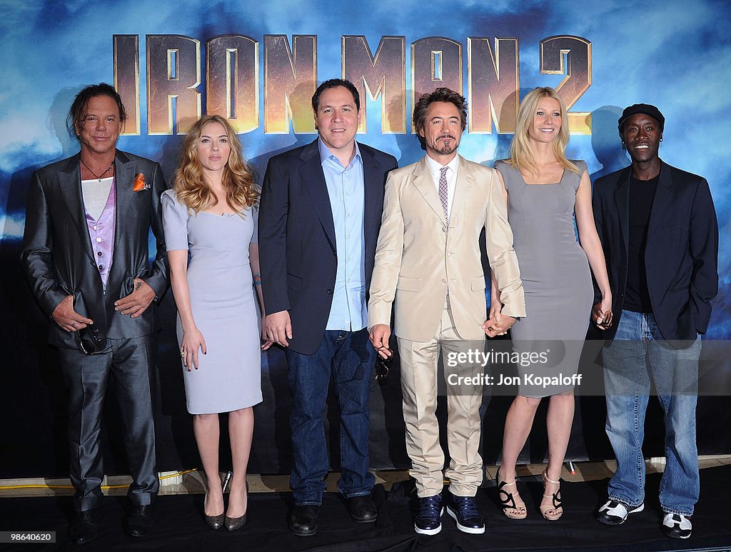 "Iron Man 2" - Los Angeles Photo Call