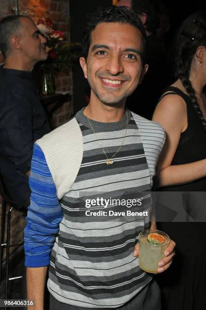 Imran Amed attends London dinner to celebrate the Persol SS/18 Good Point, Well Made Live Series hosted by Jefferson Hack and Brandon Flynn at...