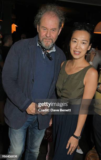 Mike Figgis and Rosey Chan attend London dinner to celebrate the Persol SS/18 Good Point, Well Made Live Series hosted by Jefferson Hack and Brandon...