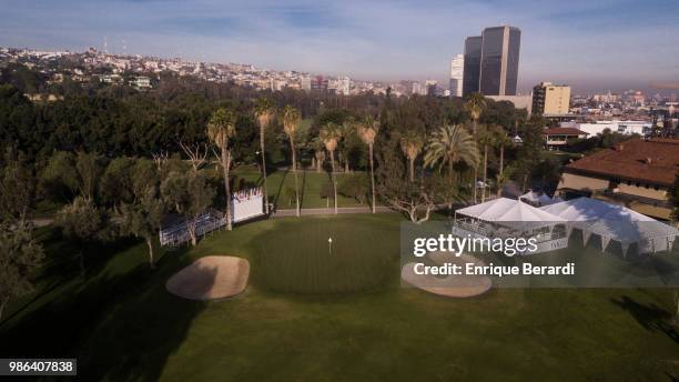 Course scenic of the 18th hole during practice for the PGA TOUR Latinoamerica 59º Abierto Mexicano de Golf at Club Campestre Tijuana on March 21,...