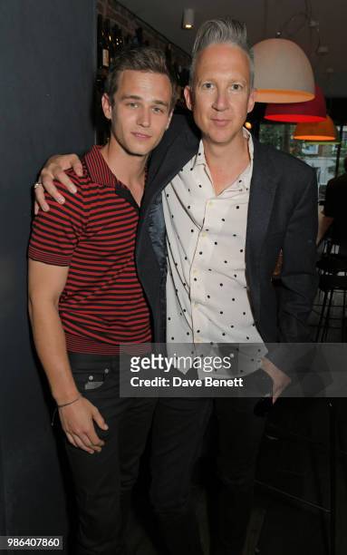 Brandon Flynn and Jefferson Hack attend London dinner to celebrate the Persol SS/18 Good Point, Well Made Live Series hosted by Jefferson Hack and...
