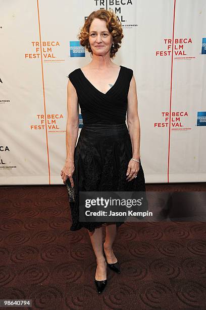 Actress Melissa Leo attends the premiere of "The Space Between" during the 2010 Tribeca Film Festival at Clearview Chelsea Cinemas on April 23, 2010...