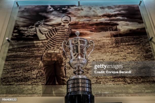 Official trophy during practice for the PGA TOUR Latinoamerica 59º Abierto Mexicano de Golf at Club Campestre Tijuana on March 21, 2018 in Tijuana,...