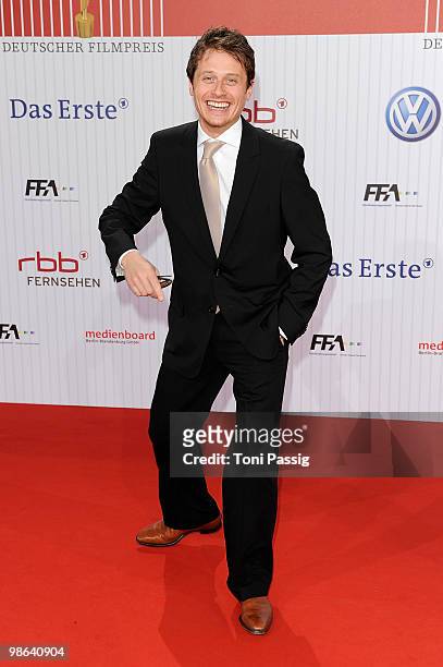 Actor Roman Knizka attends the 'German film award 2010' at Friedrichstadtpalast on April 23, 2010 in Berlin, Germany.