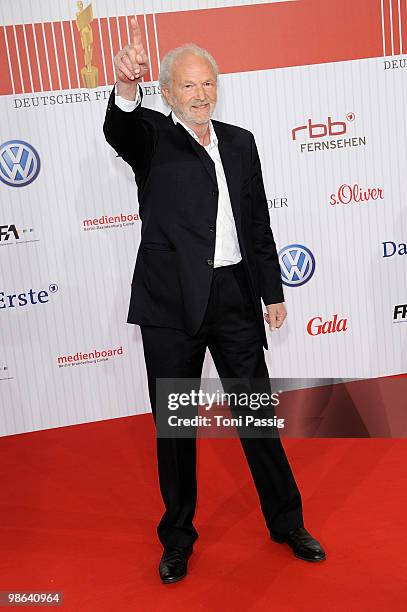 Actor Michael Gwisdek attends the 'German film award 2010' at Friedrichstadtpalast on April 23, 2010 in Berlin, Germany.