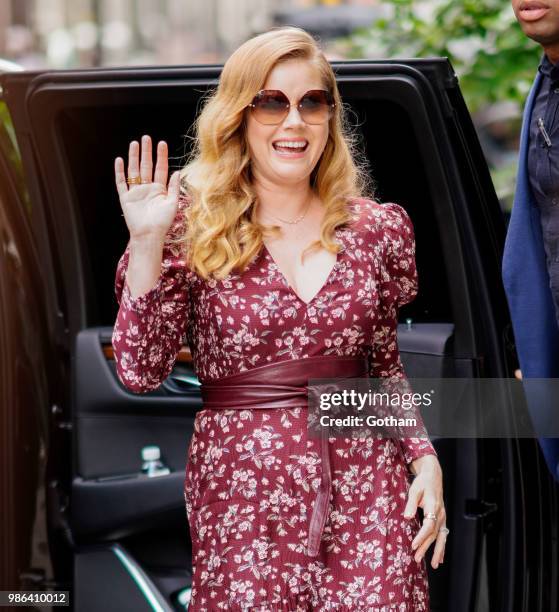 Amy Adams goes to AOL Build on June 28, 2018 in New York City.