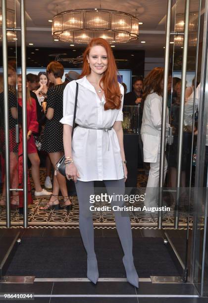 Barbara Meier attends the Thomas Sabo AW18 collection launch at their Flagship store on Neuer Wall Street on June 28, 2018 in Hamburg, Hamburg.