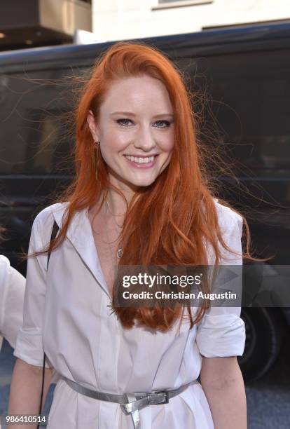 Barbara Meier attends the Thomas Sabo AW18 collection launch at their Flagship store on Neuer Wall Street on June 28, 2018 in Hamburg, Hamburg.