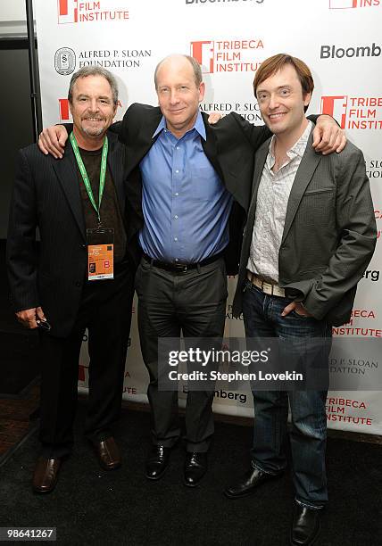 Director Paul Atkins, Vice President of Programs at the Sloan Foundation Doron Weber and screenwriter Brett Wagner attend the TFI Awards Ceremony...