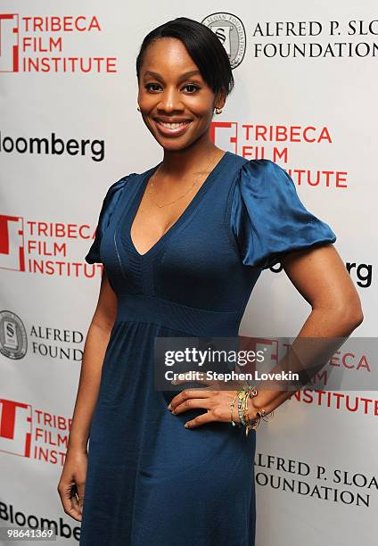 Singer/actress Anika Noni Rose attends the TFI Awards Ceremony during the 2010 Tribeca Film Festival at The Union Square Ballroom on April 23, 2010...