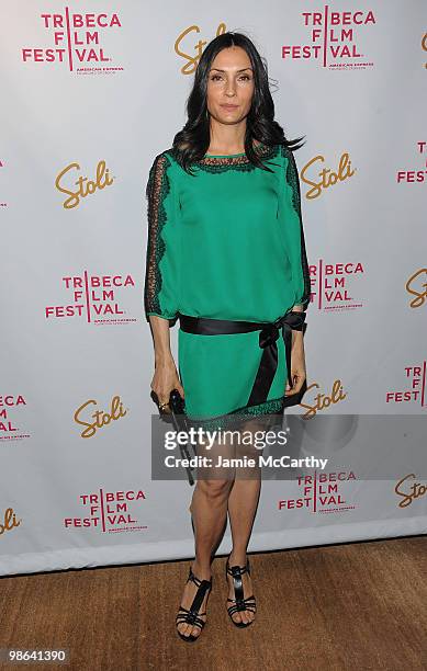 Famke Janssen attends the "The Chameleon" premiere after party during the 9th Annual Tribeca Film Festival at 1OAK on April 23, 2010 in New York City.