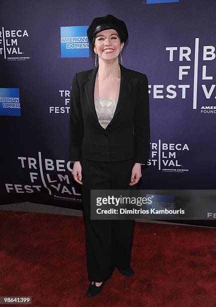 Director Domenica Cameron-Scorsese attends the "Between The Lines" premiere during the 9th Annual Tribeca Film Festival at the Village East Cinema on...