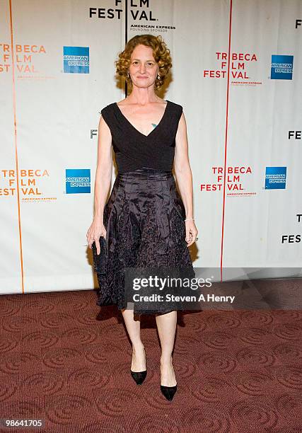 Actress Melissa Leo attends the "The Space Between" premiere during the 9th Annual Tribeca Film Festival at Clearview Chelsea Cinemas on April 23,...