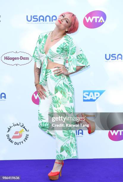 Bethanie Mattek-Sands attends the WTA's 'Tennis On The Thames' evening reception at Bernie Spain Gardens South Bank on June 28, 2018 in London,...