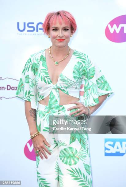 Bethanie Mattek-Sands attends the WTA's 'Tennis On The Thames' evening reception at Bernie Spain Gardens South Bank on June 28, 2018 in London,...