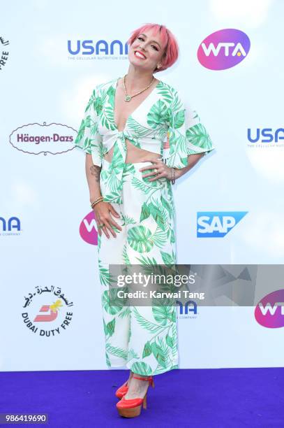 Bethanie Mattek-Sands attends the WTA's 'Tennis On The Thames' evening reception at Bernie Spain Gardens South Bank on June 28, 2018 in London,...