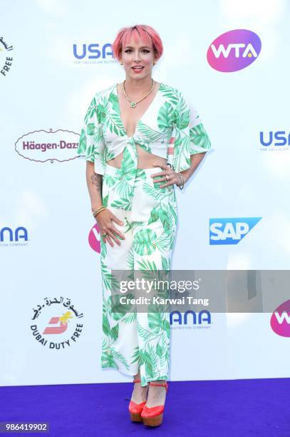 Bethanie Mattek-Sands attends the WTA's 'Tennis On The Thames' evening reception at Bernie Spain Gardens South Bank on June 28, 2018 in London,...