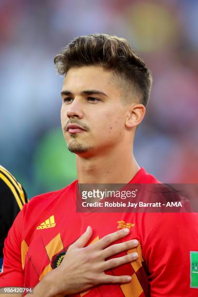 Leander Dendoncker of Belgium during the 2018 FIFA World Cup Russia group G match between England and Belgium at Kaliningrad Stadium on June 28, 2018...