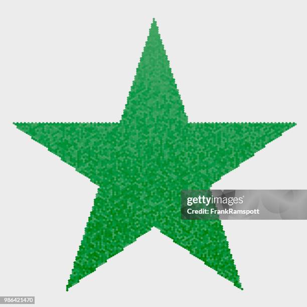 star green hexagon pattern - frankramspott stock illustrations