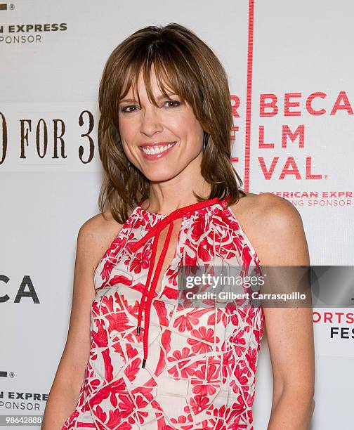 Personality Hannah Storm attends the "Straight Outta L.A." premiere at Tribeca Performing Arts Center on April 23, 2010 in New York, New York.