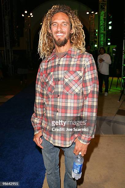 Surfer Rob Machado attends the 10th Annual XXL Billabong Big Wave Awards at Grove Theater on April 23, 2010 in Anaheim, California.