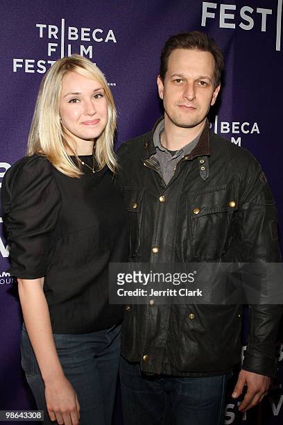 Sophie Flack and Josh Charles attend the "Hard Core" premiere during the 9th Annual Tribeca Film Festival at the School of Visual Arts Theater on...