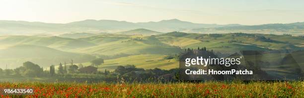 tuscany - san quirico d'orcia stock pictures, royalty-free photos & images