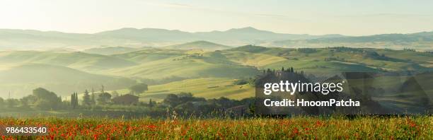 tuscany - san quirico d'orcia bildbanksfoton och bilder