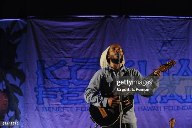 Ziggy Marley performs at the Kokua Festival 2010 on April 23, 2010 in Honolulu, Hawaii.